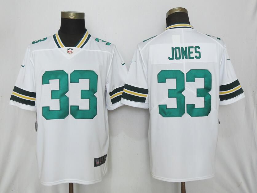 Men Nike Green Bay Packers #33 Jones White 2017 Vapor Untouchable Limited jerseys->new york knicks->NBA Jersey